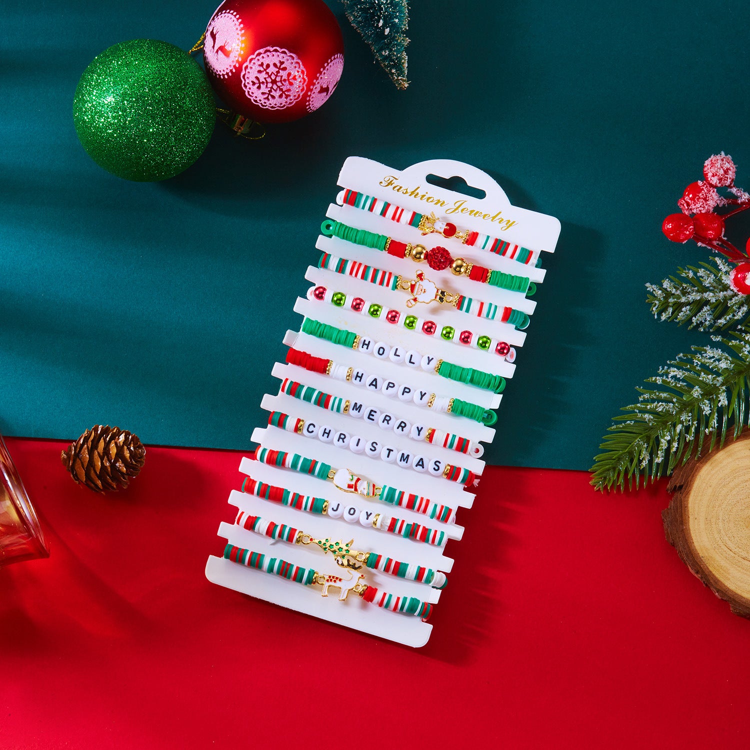 Wholesale Christmas multi-layer bracelet set